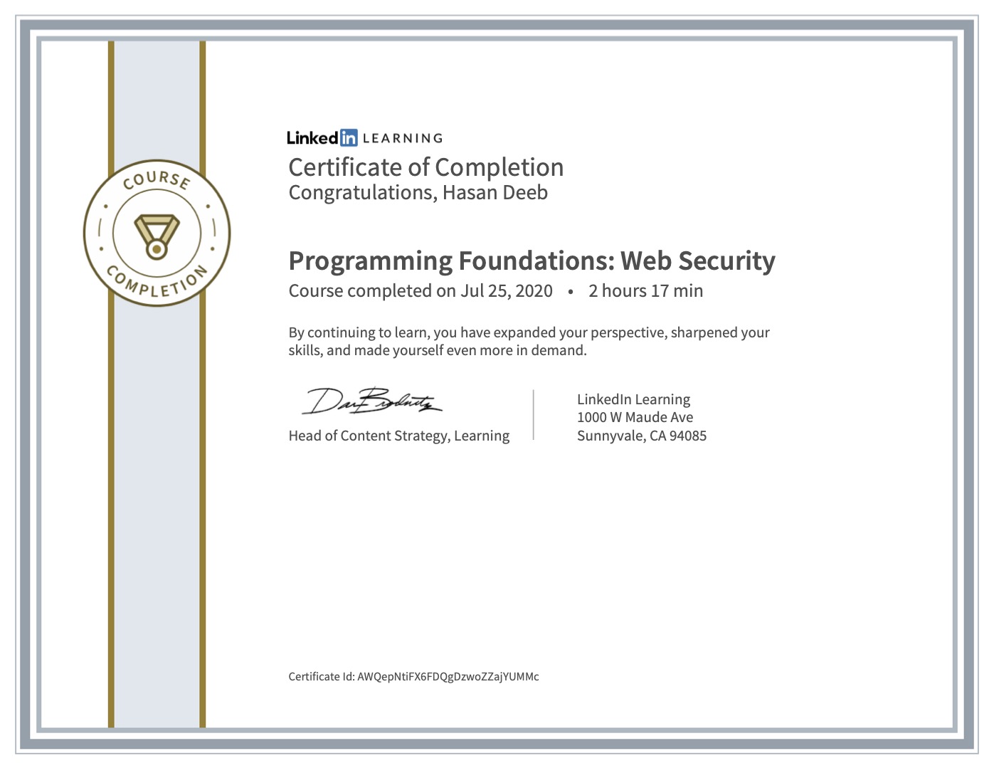 Programming Foundations: Web Security